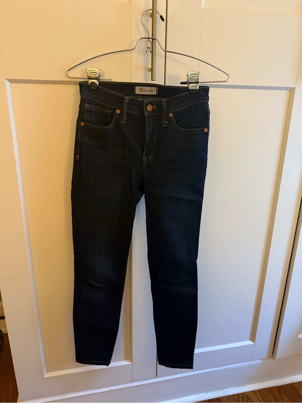 Madewell Dark Blue High Rise Tencel Stretch Jeans - Women's